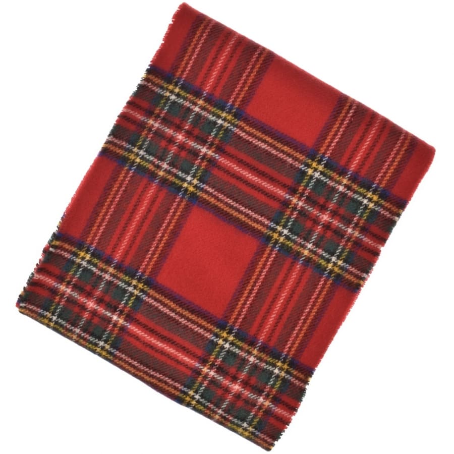 Alternative Image for ProductFred Perry Tartan Scarf Red2